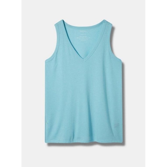 torrid Tops - NWT Torrid Girlfriend Signature Jersey V-Neck Tank 6X